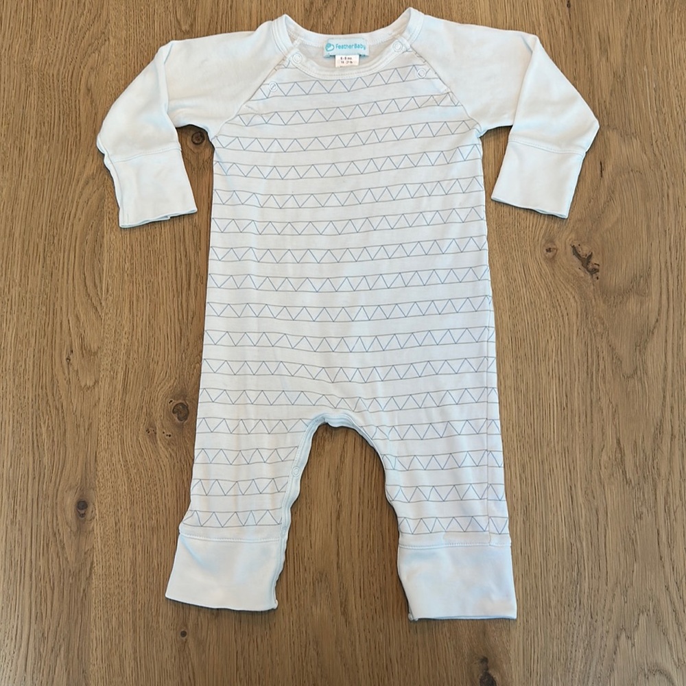 Feather Baby Romper
